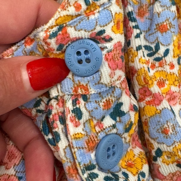 Jojo Maman Bebe Toddler Floral Romper Overall Dress - Picture 3 of 7